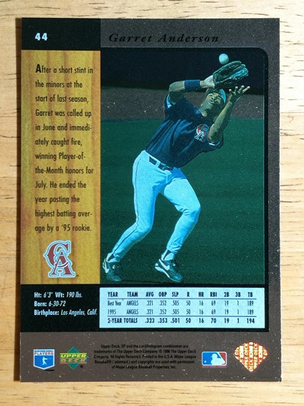 1996 SP #44 Garret Anderson