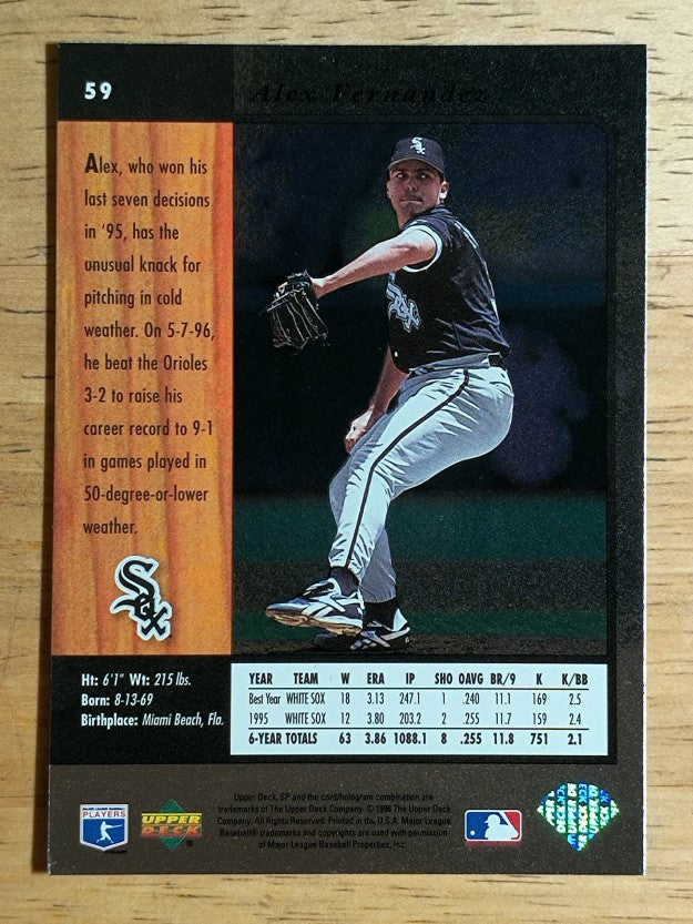 1996 SP #59 Alex Fernandez