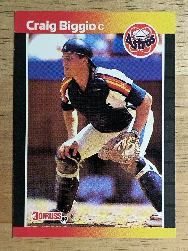 1989 Donruss #561 Craig Biggio DP RC (EXMT)