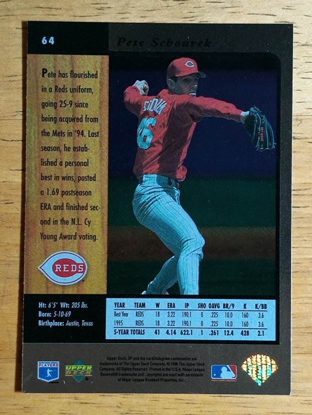 1996 SP #64 Pete Schourek