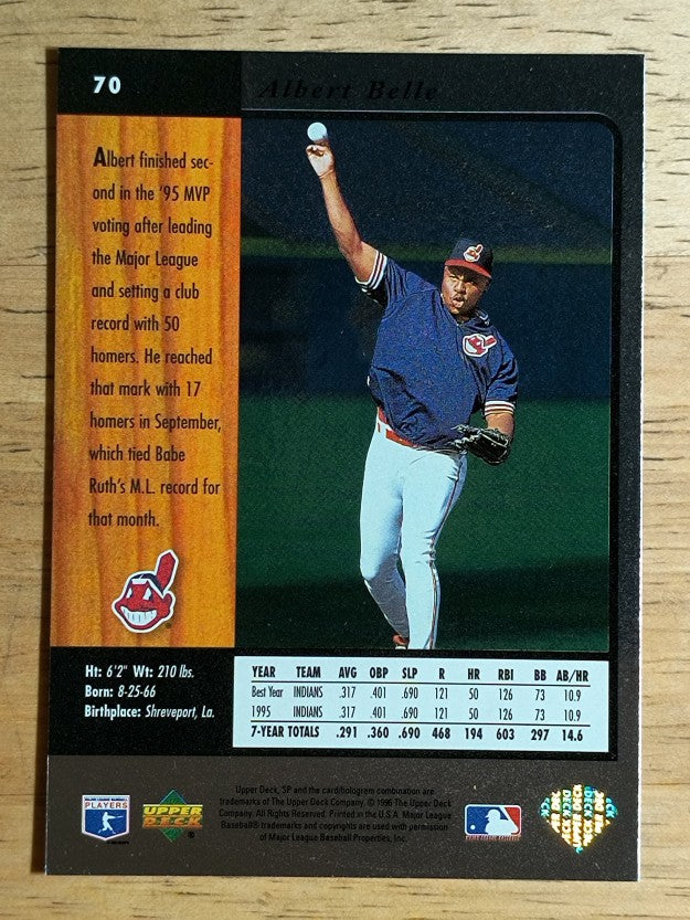 1996 SP #70 Albert Belle