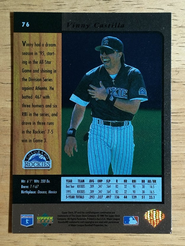 1996 SP #76 Vinny Castilla