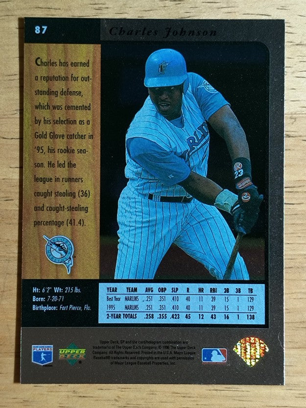 1996 SP #87 Charles Johnson