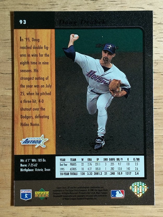 1996 SP #93 Doug Drabek