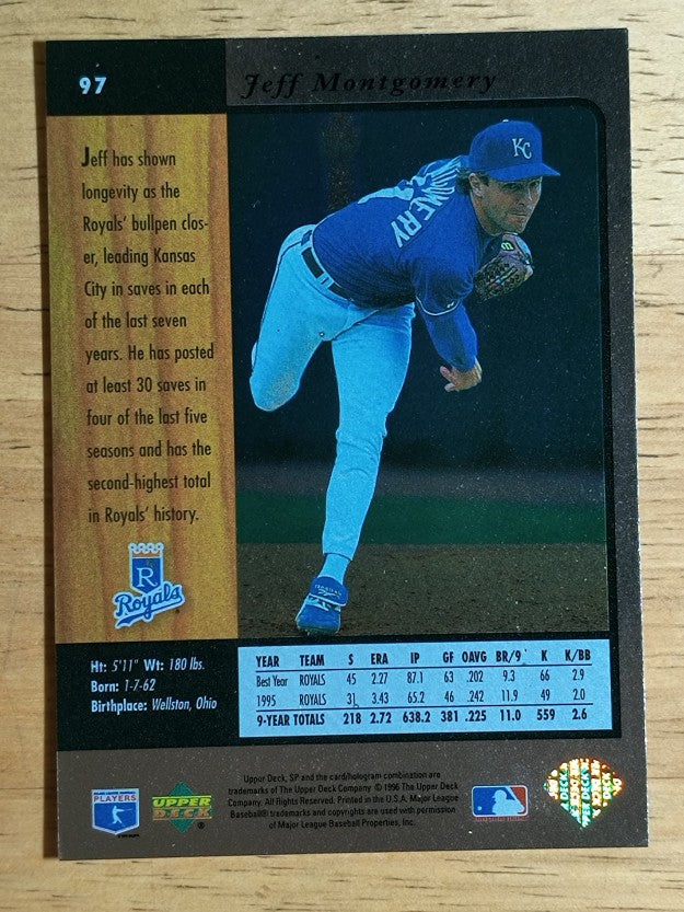 1996 SP #97 Jeff Montgomery