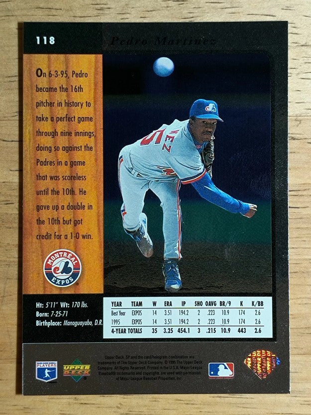 1996 SP #118 Pedro Martinez