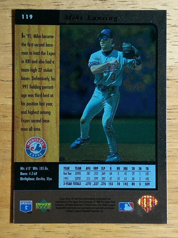 1996 SP #119 Mike Lansing