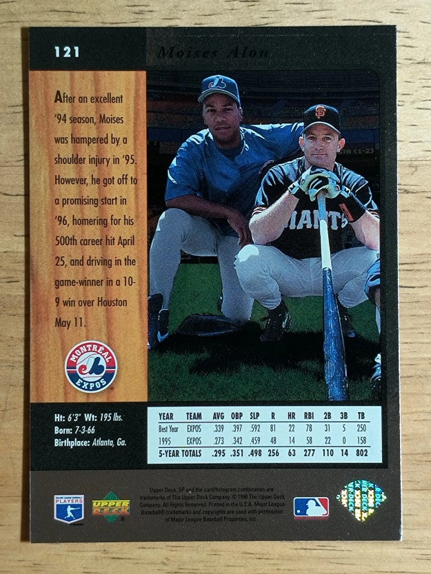 1996 SP #121 Moises Alou