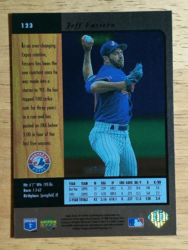 1996 SP #123 Jeff Fassero