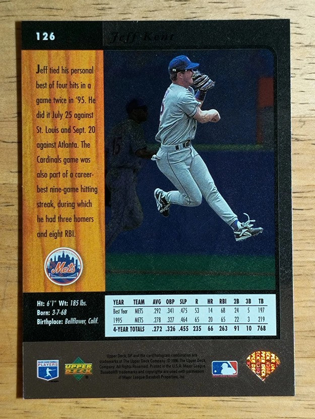 1996 SP #126 Jeff Kent