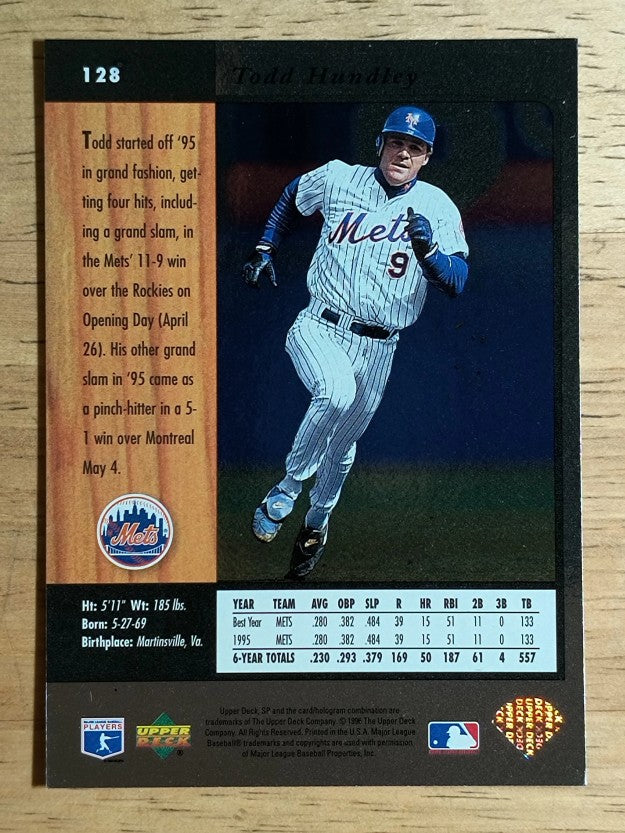 1996 SP #128 Todd Hundley