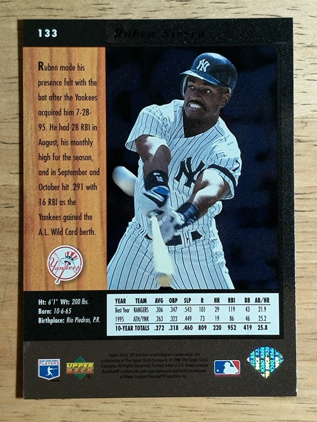 1996 SP #133 Ruben Sierra