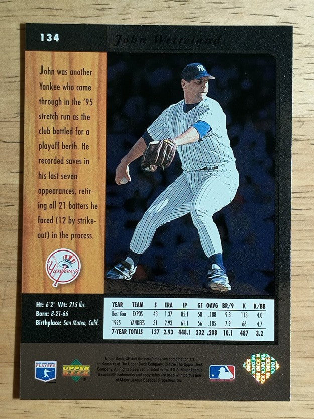1996 SP #134 John Wetteland