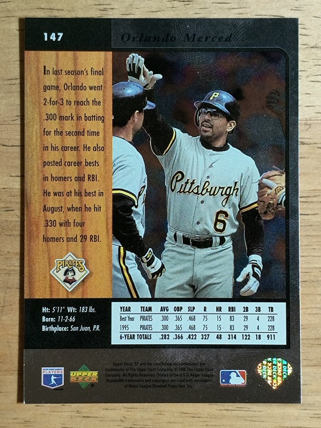 1996 SP #147 Orlando Merced