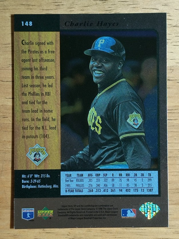 1996 SP #148 Charlie Hayes