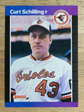 1989 Donruss #635 Curt Schilling DP RC (EXMT)