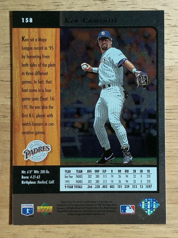 1996 SP #158 Ken Caminiti