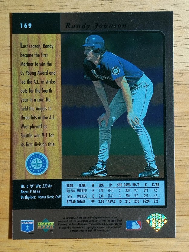 1996 SP #169 Randy Johnson