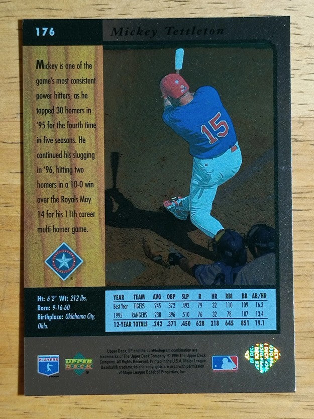 1996 SP #176 Mickey Tettleton