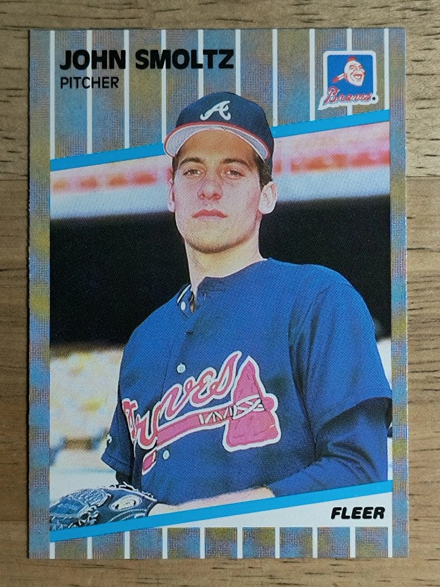 1989 Fleer #602 John Smoltz RC