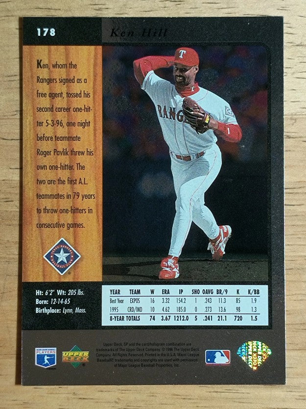 1996 SP #178 Ken Hill