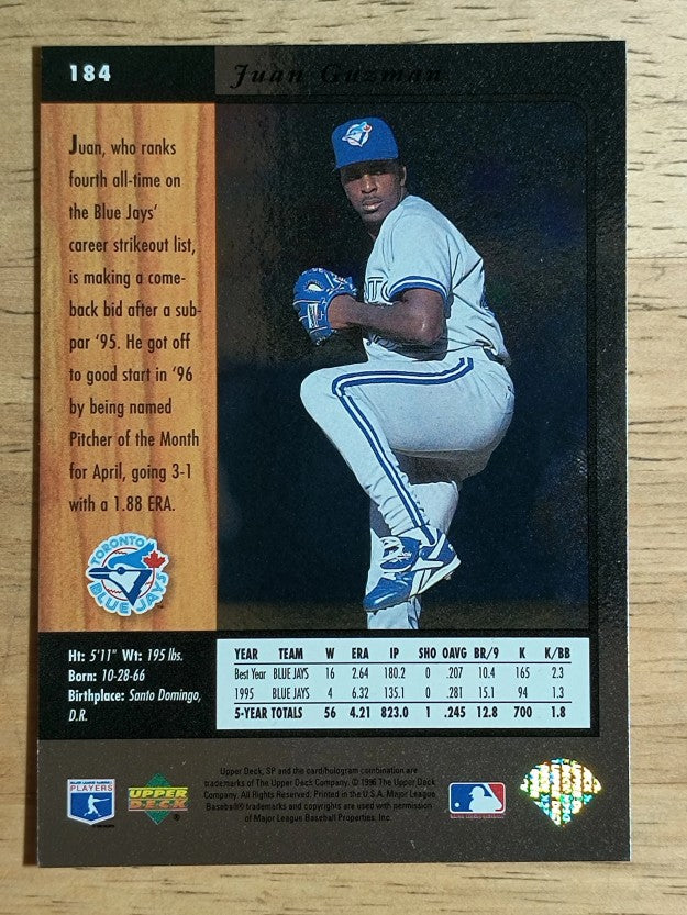 1996 SP #184 Juan Guzman