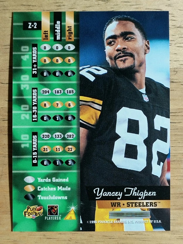 1996 Zenith #2 Yancey Thigpen