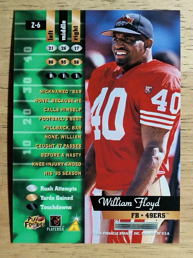 1996 Zenith #6 William Floyd