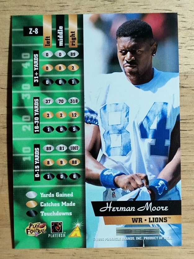 1996 Zenith #8 Herman Moore