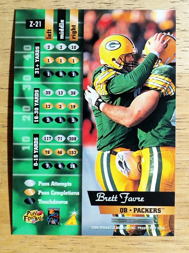 1996 Zenith #21 Brett Favre