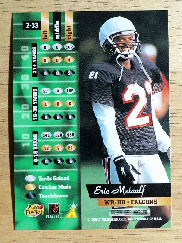 1996 Zenith #33 Eric Metcalf