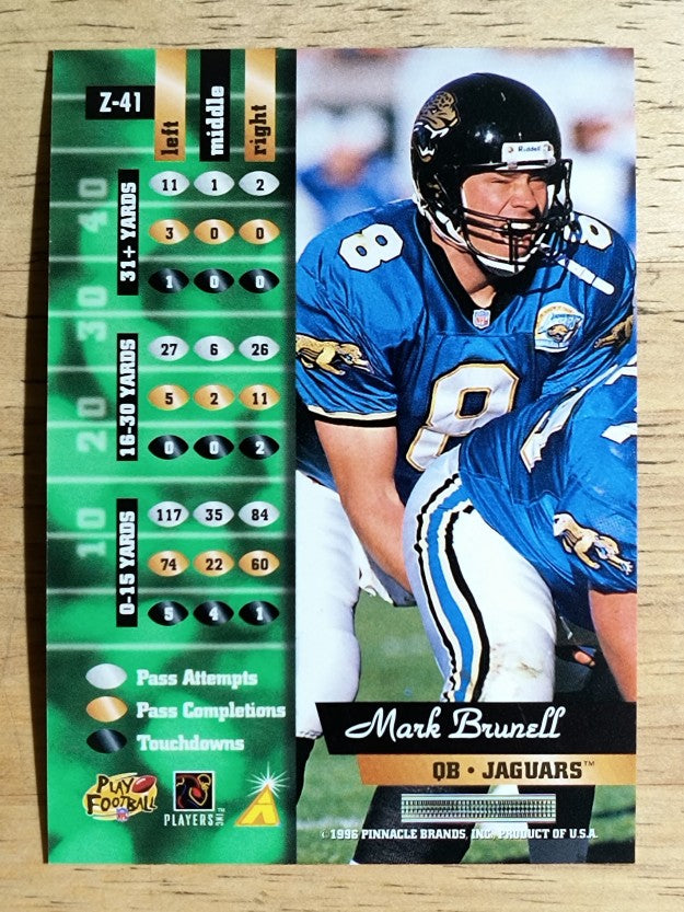 1996 Zenith #41 Mark Brunell