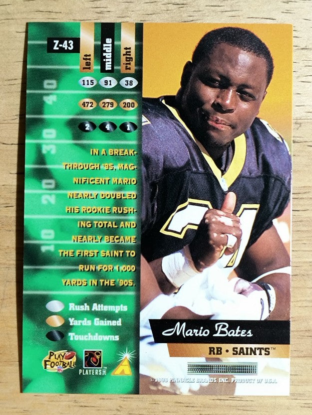 1996 Zenith #43 Mario Bates
