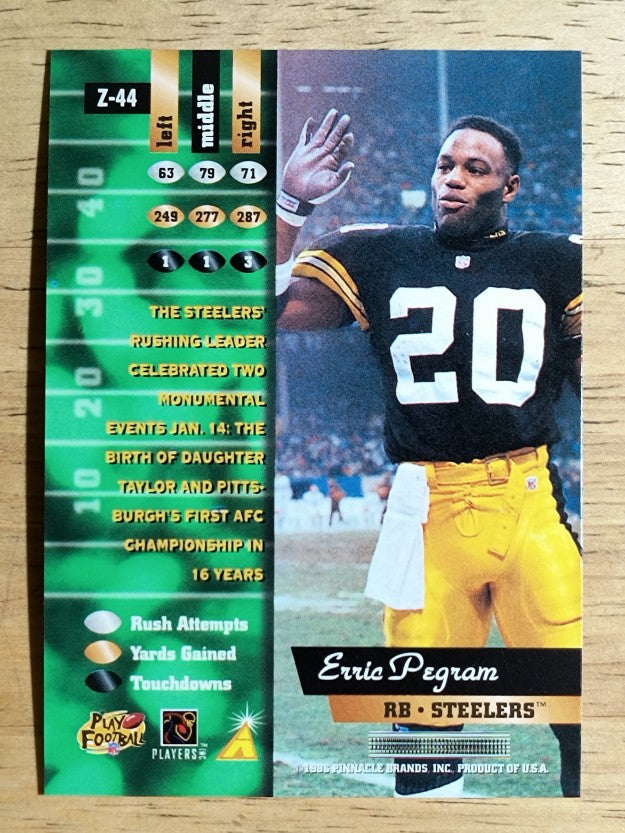 1996 Zenith #44 Erric Pegram