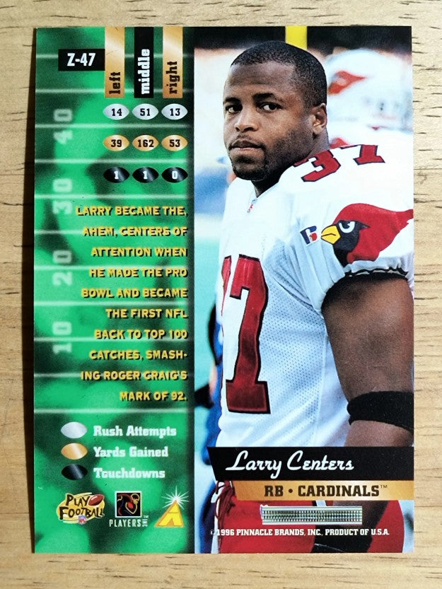 1996 Zenith #47 Larry Centers