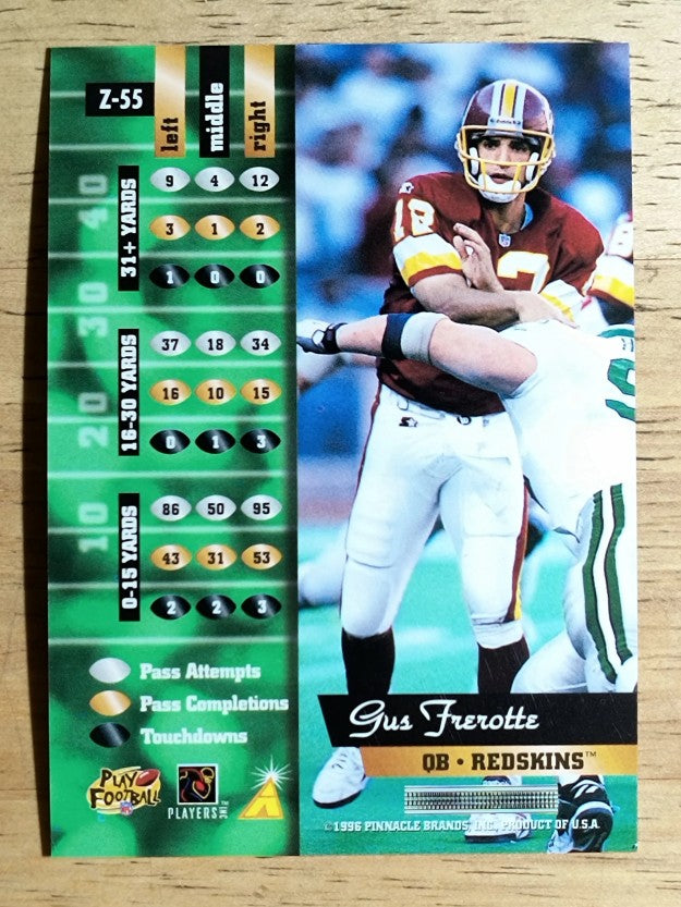 1996 Zenith #55 Gus Frerotte
