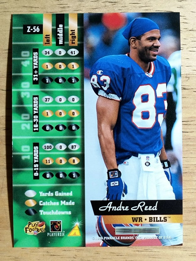 1996 Zenith #56 Andre Reed