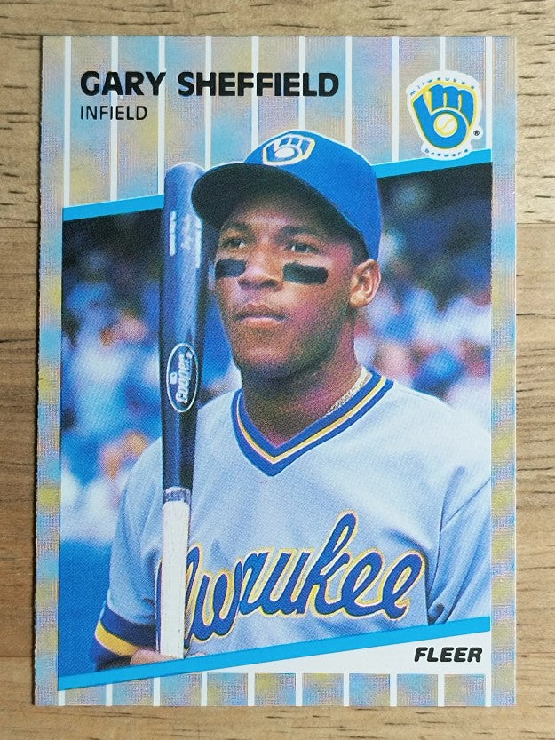1989 Fleer #196 Gary Sheffield RC