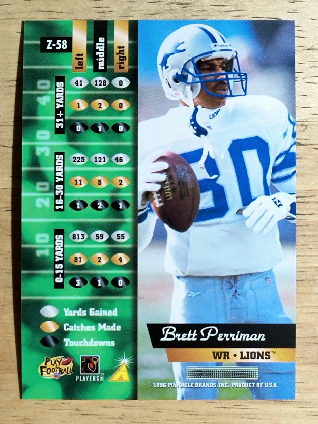 1996 Zenith #58 Brett Perriman