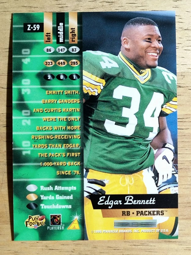 1996 Zenith #59 Edgar Bennett
