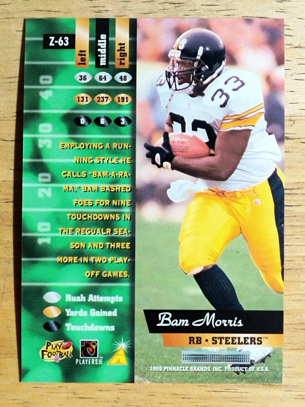 1996 Zenith #63 Byron Bam Morris