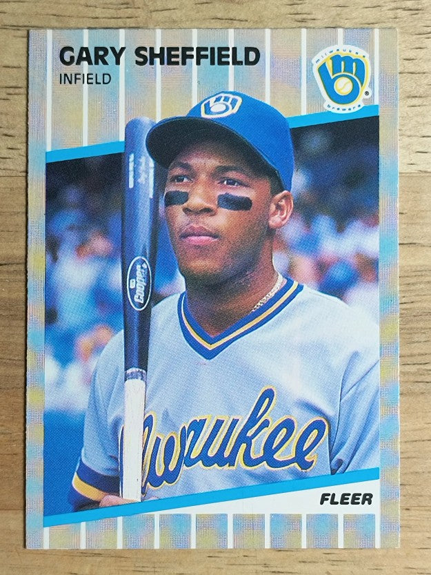 1989 Fleer #196 Gary Sheffield RC