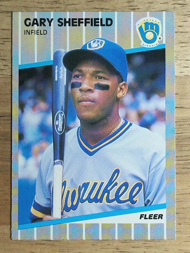 1989 Fleer #196 Gary Sheffield RC