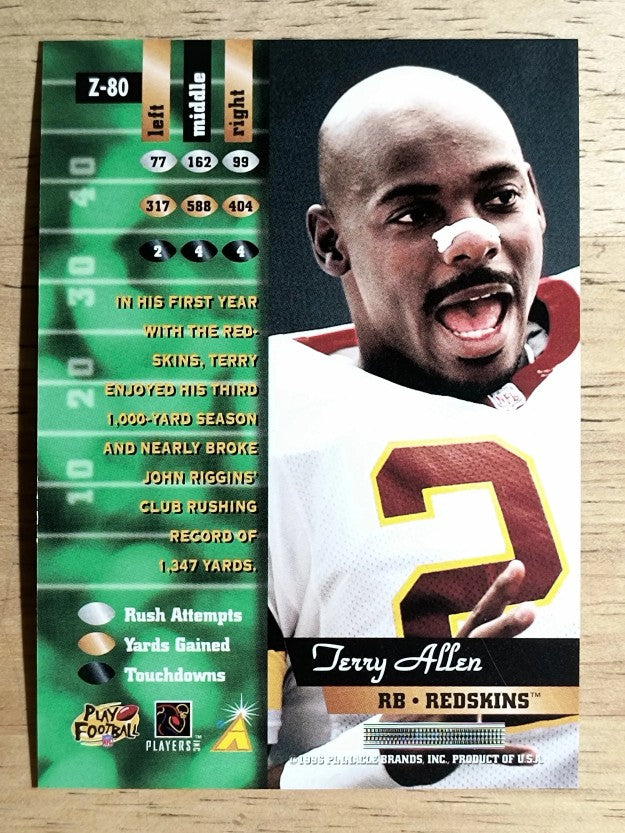 1996 Zenith #80 Terry Allen