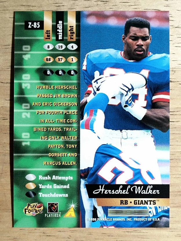 1996 Zenith #85 Herschel Walker