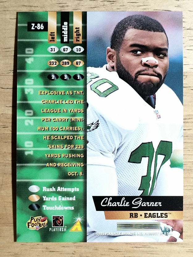 1996 Zenith #86 Charlie Garner