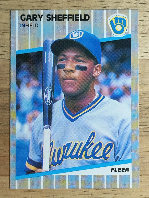 1989 Fleer #196 Gary Sheffield RC