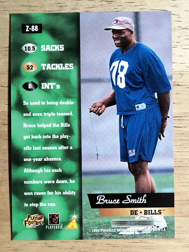 1996 Zenith #88 Bruce Smith