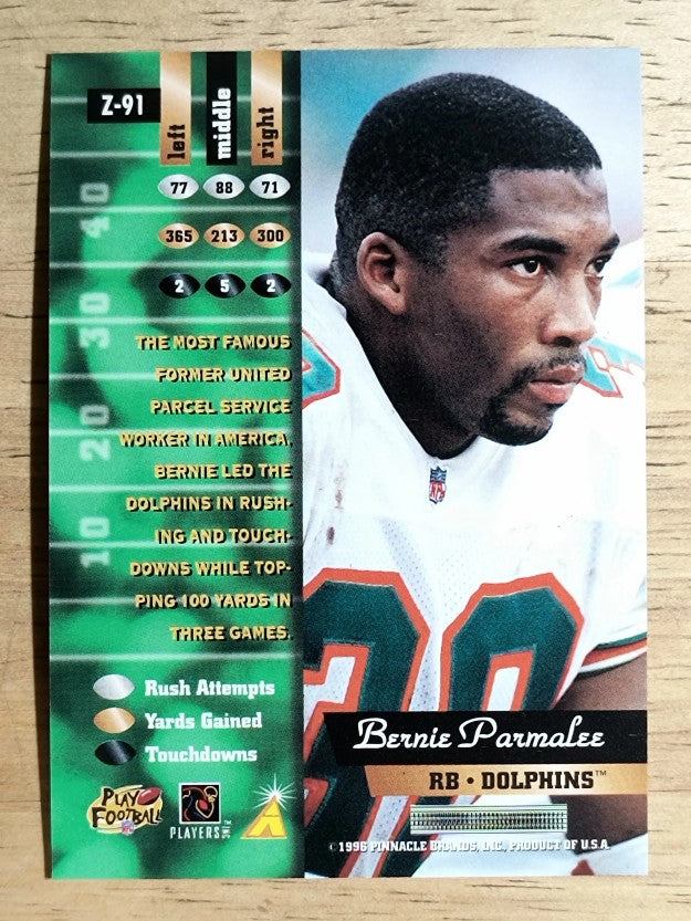 1996 Zenith #91 Bernie Parmalee