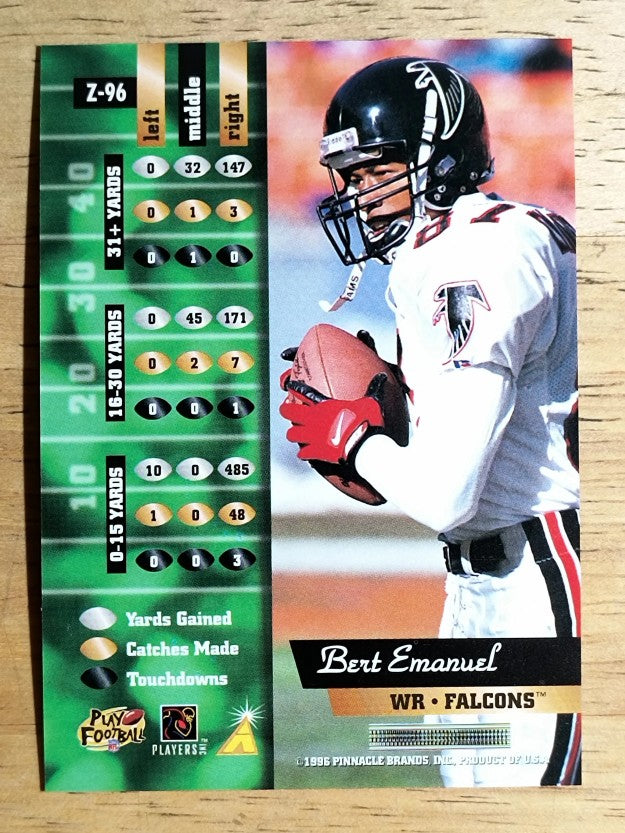 1996 Zenith #96 Bert Emanuel